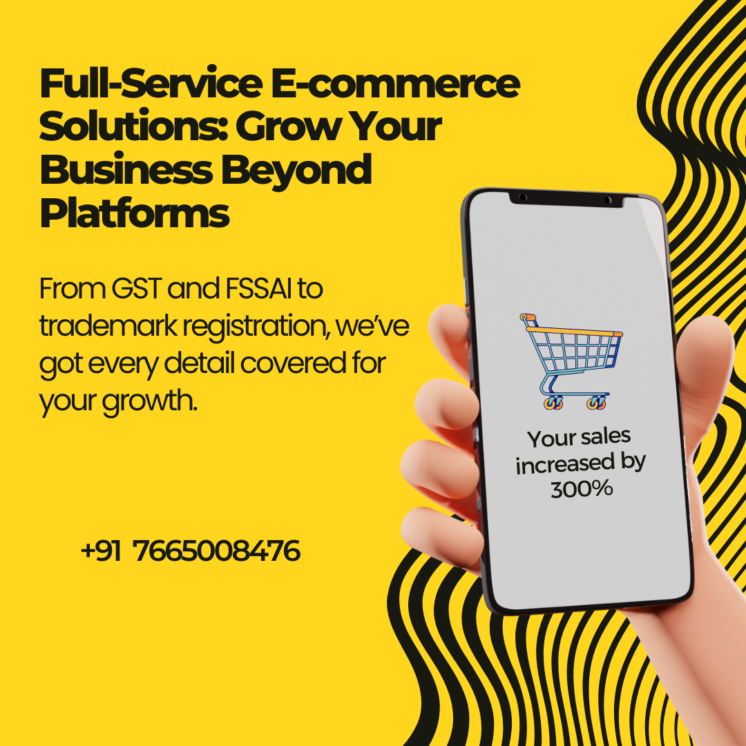 Additional Services by Seller Qube - Taxation, Licensing, and Digital Marketing